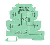MRI-3.3D48 Accoppiatore Ottico DC Relè PLC Uscita 3.3VDC Ingresso 3-48VDC Guida Din Accoppiatore Fotoelettrico Ultra Sottile Isolamento Modulo relè PLC