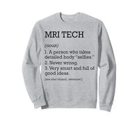 MRI Tech Definizione del Lavoro Tecnologo MRI Personalizzato Divertente Felpa