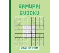Mrijne Edanno Samurai Sudoku Normal und Schwer (Tascabile)