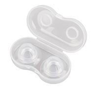 Mrisata 2 Pezzi Correttore per Capezzoli, Aspiratore in Silicone Trasparente, Ventose per Capezzoli Indolori per Donne Incinte Che Allattano, Aiuto per L'allattamento Al Seno per