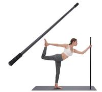 Mrisata Asta di Yoga, Personale di Ginnastica, Palo del Fitness, Barra di Allungamento a Canna da Yoga in Acciaio Promuove flessibilità Ed Equilibrio con una varietà di Bastoncini di