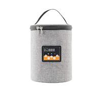 Mrisata Borsa termica per biberon, borsa termica per biberon, borsa termica portatile per biberon, borsa termica per il riscaldamento degli alimenti, display della temperatura per auto, viaggio, pasto