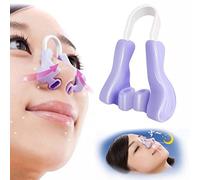 Mrisata Clip per Modellare il Naso in Silicone, Dispositivo Correttore per il Naso per il Sollevamento del Ponte Senza Intervento Chirurgico Strumento di Bellezza, Correttore per (Clip per viola)