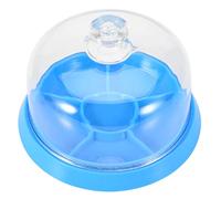 Mrisata Movimento Dell'orologio Vassoio Movimento Dell'orologio Pad 10 × 10 × 7 6 Slot Movimento Dell'orologio Accessorio Coperchio Antipolvere Vassoio di Plastica Strumento di Riparazione