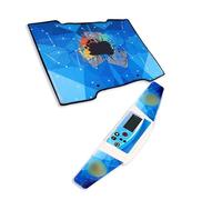 Mrisata Timer Professionale, Timer per Tazza Veloce con Tappetino, Orologio Digitale da Competizione, Timer Professionale per Giocattoli Divertenti da Competizione (A)