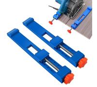 Mritrit 2 guide per sega circolare, guida per sega a binario, guide di taglio regolabili per sega circolare elettrica senza fili da 10-15 cm, adattatore portatile per la lavorazione del legno per