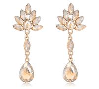 Mrkeung Orecchini da donna Orecchini pendenti alla moda Orecchini pendenti con pietre preziose eleganti lampadario da sposa orecchini a goccia per le donne - 85, multicolore-90, taglia unica
