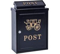 MRKU Cassetta Postale, Cassetta Postale per Lettere, Stile retrò, Vintage, in Alluminio, per Esterni, sicura