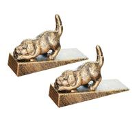 MRKU Fermaporta/Supporto per la Parte Inferiore del Balcone, Decorazione retrò a Forma di Cucciolo, Cuneo in ghisa, Ben fissato