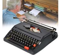 MRKU Macchina da Scrivere Manuale Classica - Meccanica Portatile per Scrittura Creativa, Appunti e Lettere - Design Tradizionale Vecchio Stile, Ideale per Gli scrittori