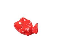 MRKU Poggia Bacchette, Porta Bacchette, Simpatico Supporto per Bacchette da Ristorante e Cucchiaio per Cucina, 6 Pezzi di Carpe dei Cartoni Animati, Porta Posate in Ceramica per la casa