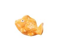 MRKU Poggia Bacchette, Porta Bacchette, Simpatico Supporto per Bacchette da Ristorante e Cucchiaio per Cucina, 6 Pezzi di Carpe dei Cartoni Animati, Porta Posate in Ceramica per la casa