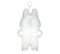 Mrltau Custodia Protettiva Portachiavi Bag Charm per Vinyl Plush Toy 1., Protective Trasparente PVC Borsa per Vinyl Plush Toy Doll, Installazione Semplice, Moderna e Durevole, Proteggi la Tua Bam