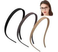 Mrltau Invisibobble - Cerchietto per capelli, 3 pezzi, senza peso, da donna, antiscivolo, con clip