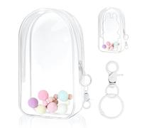 Mrltau Trasparente Doll Borsa per Vinyl Plush Toy Doll Cryingbaby Doll, con Piccola Palla Morbida, Grande Custodia Protettiva per Vinyl Plush Toy Vinyl Plush Toy Portachiavi, Proteggi la Tua BAMB