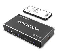 Mrocioa HDMI Switch, 5 in - 1 out 4 K e 3D ad alta velocità HDMI Switch box con telecomando, le 5 porte HDMI selettore splitter per PS4/Xbox One/Fire TV/Apple TV/Sky box/STB/DVD/laptop/blu Ray