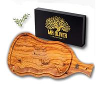 MrOliver® Venus - Tagliere in Legno d'Ulivo Naturale - Tagliere da Cucina Professionale - Accessori Cucina di Design- Tagliere Legno Grande per Aperitivo, Carne, Salumi