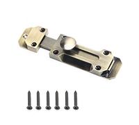 MroMax 1 chiavistello a cilindro scorrevole, 12,7 cm, bronzo anticato in lega di zinco, serratura di sicurezza per cancello resistente, per porte e finestre