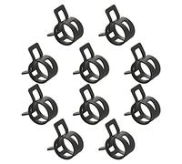 MroMax 10 fascette stringitubo a molla ID da 17 mm, fascette stringitubo nere adatte per tubi del carburante OD da 11/16", tubo di aspirazione in silicone, tubo dell'aria e tubo dell'acqua, boccola di