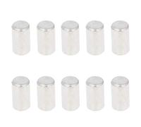 MroMax - 10 perni in acciaio inox 304, 8 x 16 mm, a prova di ruggine, con elementi di fissaggio, colore: Argento