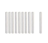MroMax - 10 tasselli da 4 mm x 30 mm, in acciaio inox 304, per letto a castello, tasselli per mensole, colore: argento