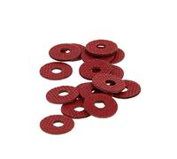 MroMax 1000PCS Rondella Isolante M3 Rosso Vulcanizzata Fibra Rondella 0,3 "x 0,1 "x 0,1" Guarnizione Isolante per Scheda Madre