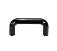 MroMax 1Pc U Forma Bakelite Pull Maniglia M8 Filo 9 cm Foro Centri Armadio Plastica Tiri 90mm Industriale Macchina Isolamento Maniglie Tono Nero