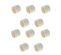 MroMax - 2 tappi adattatori per tubo flessibile in PVC, diametro interno 25 mm, colore: Bianco, MRO190907J-0132, 25mm 10Pcs