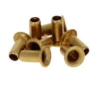 MroMax - 200 rivetti in rame M1.53 con foro passante per circuiti stampati, dorati, MRO1900906N-0273, M2,5 x 5, 200PCS
