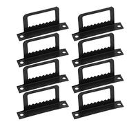 MroMax 30 ganci a dente di sega in ferro per quadri, 4,3 x 0,8 cm, per appendere quadri, orologi, quadri, opere d'arte, cornici per foto, colore nero
