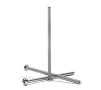 MroMax 30 viti a testa cilindrica Phillips M4 x 80 mm, in acciaio inossidabile 304 18-8, filettatura completa, viti a testa incrociata grigio argento metrico per pomello del cassetto dell'armadio