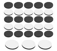 MroMax 50 mm di diametro, Gommini Antiscivolo Adesivi, Cuscinetti Rotondi in EVA per Proteggere i Mobili, Colore Nero, 16 Pezzi, MRO191028V-0034, 40 mm di diametro, Nero, 28PCS