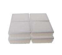 MroMax 60 mm x 60 mm (6,4 cm), tappi quadrati per corrimano, scale, tubo Newel Guardrail bianco, 20 pezzi