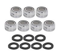 MroMax 7pcs 20mm Rubinetto Aeratori ABS Universale Femmina Rubinetto Aeratore Ugello Parte di Ricambio per Bagno Lavabo Cucina Rubinetto Bidet Rubinetto Filettatura esterna