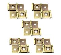 MroMax - Cerniera pieghevole a doppia azione, 47 x 45 x 4 mm, stile antico, color rame, 5 pezzi, 8 pezzi, MRO190805S-0054, Bronzo, 5pcs