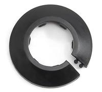 MroMax Copertura per tubo in plastica PP nera da 3,2 cm, 1 flangia da 32 mm, 1 pezzo per tubo dell'acqua, tappo a scatto per valvola da cucina, tubi di flusso del lavandino, per nascondere spazi vuoti