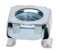 MroMax Dadi a cartuccia a foro quadrato M10 x 17 mm (L) x 12 mm (H) 20 pz dadi galleggianti in acciaio al carbonio adatti per armadi controllori del telaio