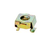 MroMax Dadi a cartuccia a foro quadrato, M6x11mm (L) x9mm (H) 10 pezzi dadi galleggianti in acciaio al carbonio, adatti per armadi e telai controller