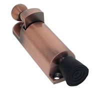 MroMax Fermaporta a molla, a pedale, 130 mm di lunghezza, colore bronzo rosso, 1 pezzo