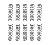 MroMax Filo Diametro 0,1 cm, OD 1,2 cm, lunghezza libera 5 cm, molla in acciaio estesa molla compressa 10pz