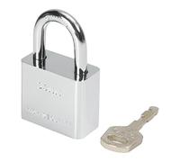 MroMax lucchetto con chiave anti ruggine lucchetto impermeabile per uso esterno, 3 cm di larghezza, serratura con chiave uguale - corpo in acciaio e grillo 3 pezzi