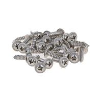 MroMax M2.6X10 - Viti autofilettanti a testa cilindrica Phillips con vite a rondella in acciaio inox 304, 50 pezzi