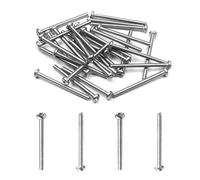 MroMax M2 x 25 mm viti a macchina Pan Phillips a croce vite 304 in acciaio inox bulloni di fissaggio argento grigio 30 pezzi