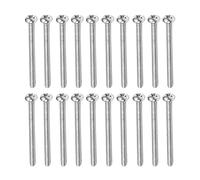 MroMax M2 x25mm Viti a macchina Pan Phillips Croce Vite Vite 304 Acciaio Inox Bulloni di fissaggio Argento Grigio 100 Pz