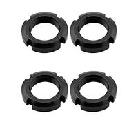 MroMax M25 x 1,5 mm in acciaio al carbonio di fissaggio a quattro fessure, dadi rotondi, 4 pezzi