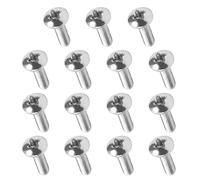 MroMax M3 x 10 mm viti a macchina Phillips croce testa rotonda vite 304 in acciaio inox bulloni di fissaggio 15 pezzi