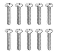 MroMax M3 x 16 mm viti a macchina Phillips croce testa tonda vite 304 in acciaio inox bulloni di fissaggio 30 pezzi