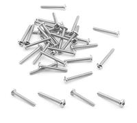 MroMax M3 x 25 mm viti a macchina Phillips croce testa rotonda vite 304 in acciaio inox bulloni di fissaggio 30pz