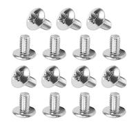 MroMax M3 x 5 mm viti a macchina Phillips croce testa rotonda vite 304 in acciaio inox bulloni di fissaggio 15 pezzi