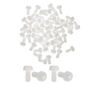 MroMax M3 x 6 mm filettato in plastica Phillips croce Pan testa vite 50 pezzi